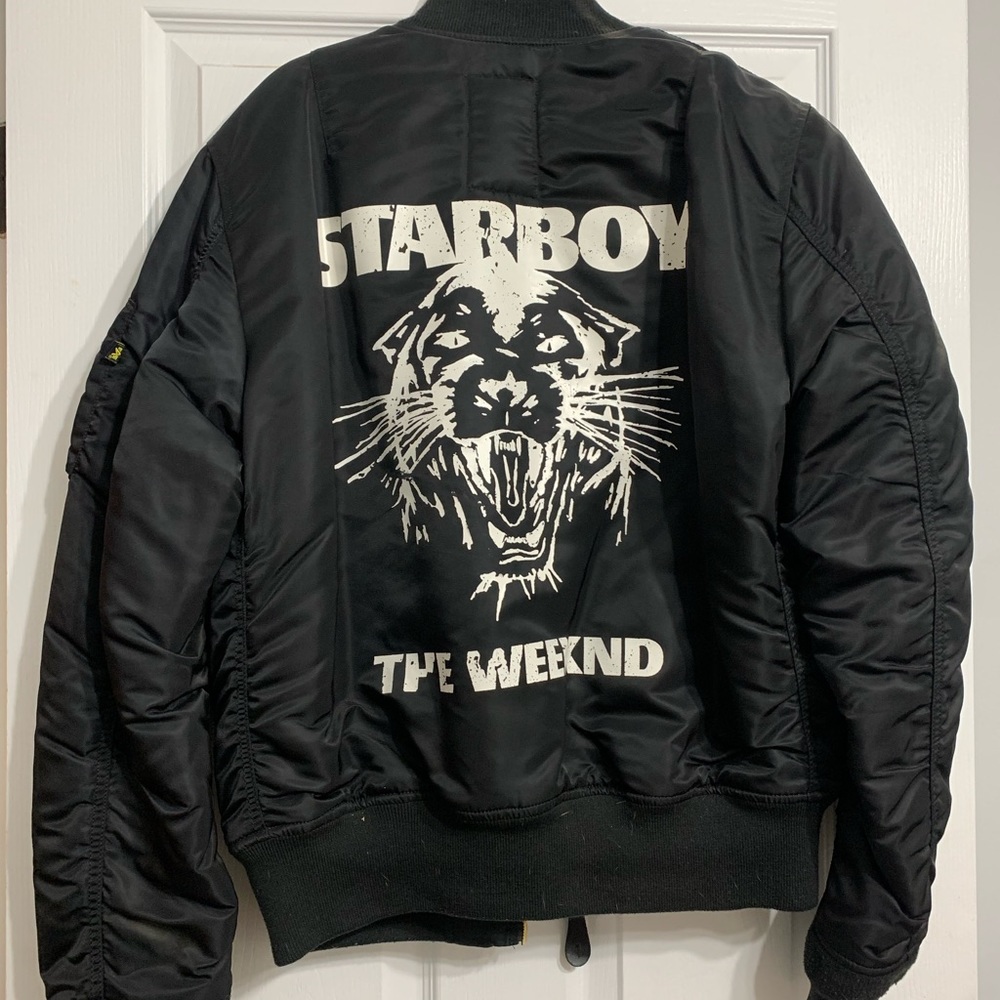 The Weeknd Starboy Bomber Alpha Industries - Size L